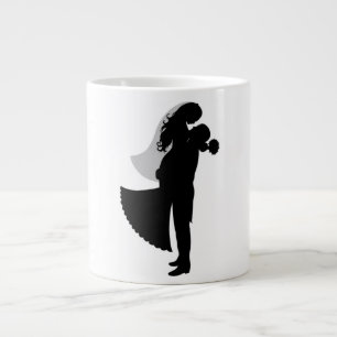 Braut und Bräutigam Jumbo-Tasse