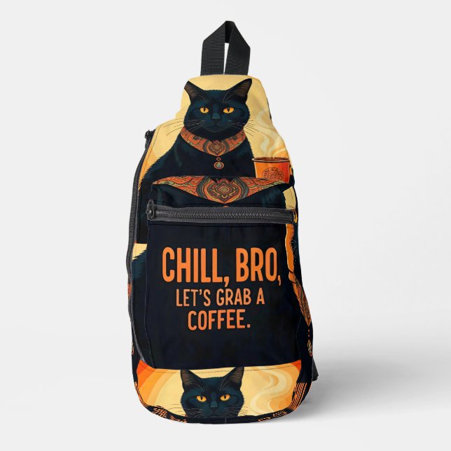 Braut und entspannt Druckbeutel zum Nähen Crossbody Bag (Vorderseite)