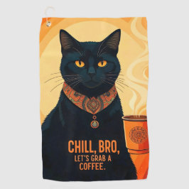 Braut und entspannt golfhandtuch