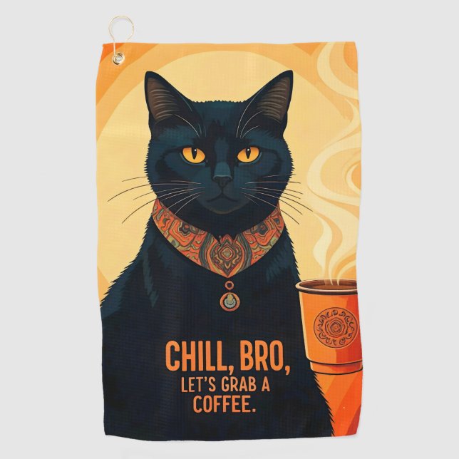 Braut und entspannt golfhandtuch (Vorderseite)