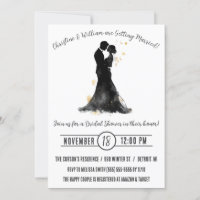 Braut und Goom-Silhouette, einfarbiges Brautparty