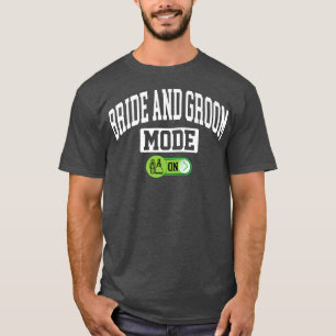 Braut und Gräuel bei sonniger Hochzeit Verheiratet T-Shirt