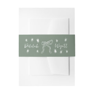 Braut und Gräuel Namen Doodle Hochzeit Einladung Einladungsbanderole
