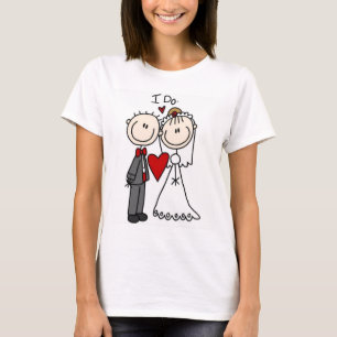 Braut- und GräuelStrichmännchen Hochzeit ich mache T-Shirt