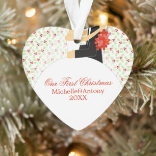 Braut und Groom Custom Weihnachten Ornament