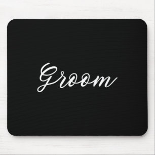 Braut und Groom Flitterwochen, nur verheiratet Mousepad