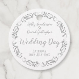 Braut und Groom-Hochzeit Geschenkanhänger