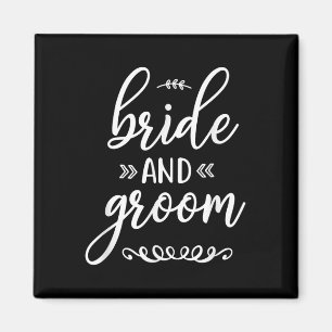 Braut und Groom Hochzeit Verheiratet Verlobt Magnet