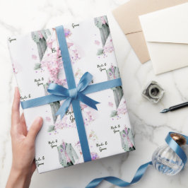 Braut und Groom Hochzeitskleid & Anzug Geschenkpapier