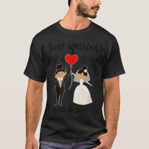 Braut und Groom nur Niedliche Flitterwochen verhei T-Shirt
