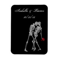 Braut und Groom Skeleton Gothic Vampire Wedding