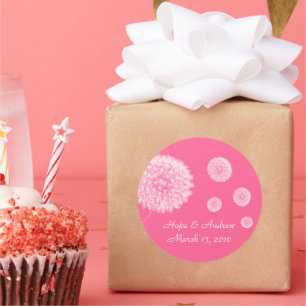 Braut- und Kronenaufkleber Runder Aufkleber