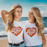 Braut und Team Braut Bachelorette Retro Herz T-Shirt<br><div class="desc">Braut und Team Braut Bachelorette Retro Herz T - Shirt Bride Babe T - Shirt Bachelorette Retro Bride T-Shirt Vintag Bride zu Braut Braut Braut Braut Braut Braut Braut Braut Braut</div>