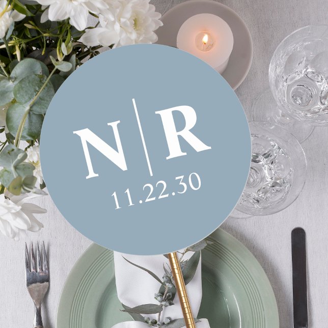 Braut- und Wurfanfänge für die Hochzeit Runder Aufkleber (Von Creator hochgeladen)