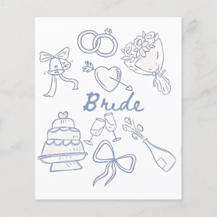 Braut Verlobung Hochzeit Paare Ehemann Ehefrau Flyer