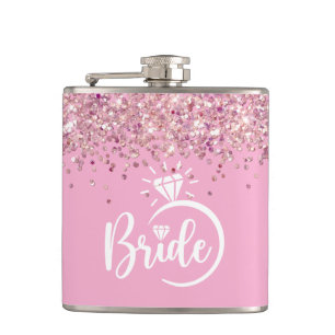 Braut Vinyl umwickelte Flasche Flachmann