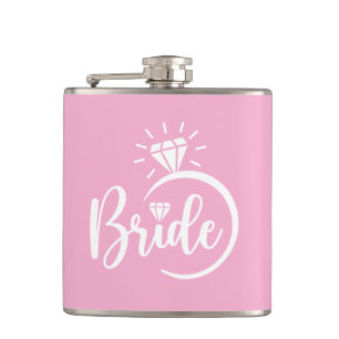 Braut Vinyl umwickelte Flasche Flachmann