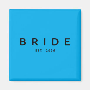 Braut voraussichtlich 2026 Hochzeit Brautparty Jun Magnet