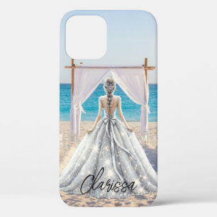 Braut Wedding Day Beach Hochzeit Extravagante Gown Case-Mate iPhone Hülle