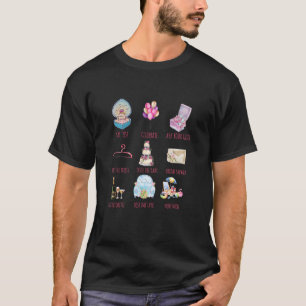 Braut Wedding Planung Braut Brautjungfern Ba T-Shirt