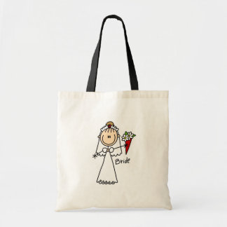 Braut, welche die Blumenstrauß-Tasche wirft Tragetasche