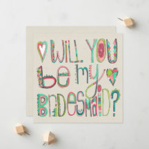 Braut wirst du meine Bridesmaid-Typografie sein