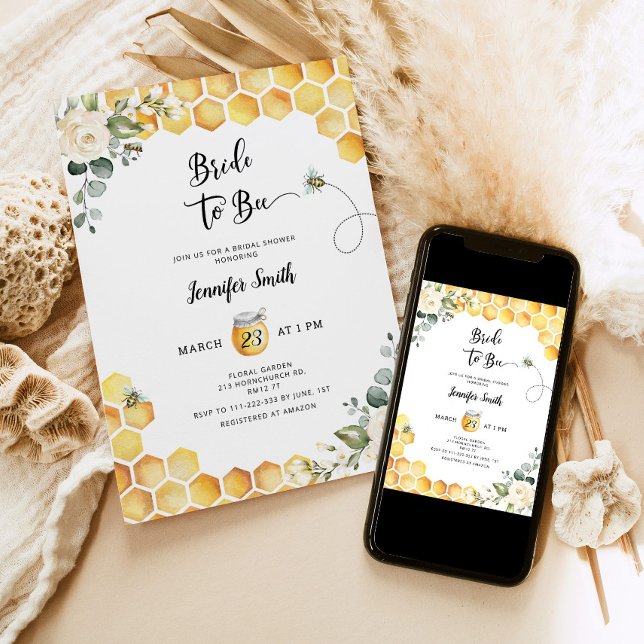 Braut zu Brautdusche Einladung (Von Creator hochgeladen)