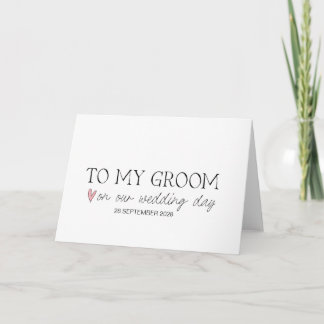 Braut zu Groom Getting Married Mr & Mrs. Wedding Karte