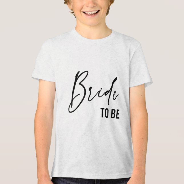 Braut zu sein, Hochzeitbridal-Junggeselinnen-Absch Tri-Blend Shirt (Vorderseite)
