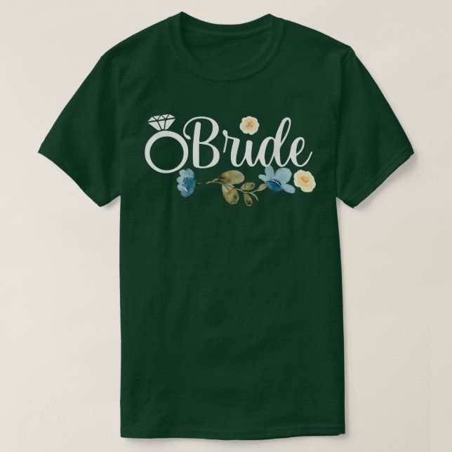 Braut zu sein, Teambrit, Braut, einfach verheirate T-Shirt (Design vorne)