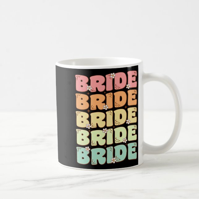 Braut Zukünftige Frau Brautparty Hochzeit Junggese Kaffeetasse (Rechts)