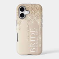 Braut Zukünftige Frau Gold Glitter-Tropf