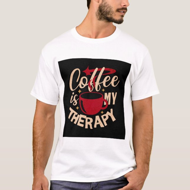 Braut zur Perfektion: Kundenspezifischer Kaffee-Lo T-Shirt (Vorderseite)