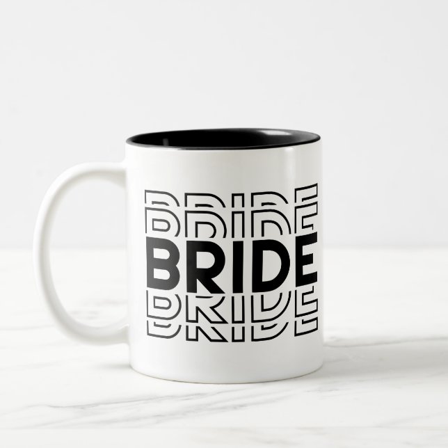 Braut  zweifarbige tasse (Links)