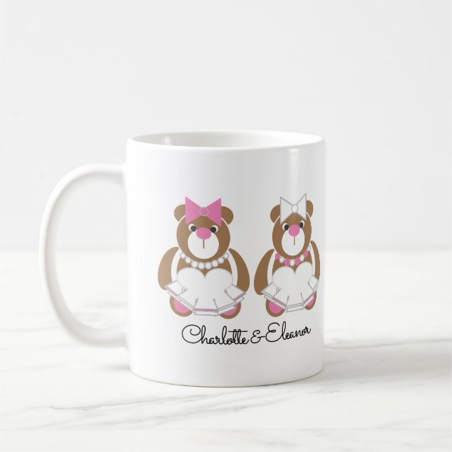 Brautbärengeschenk Kaffeetasse (Links)