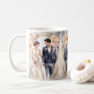 Brautbecher und Hochzeitsbecher Kaffeetasse