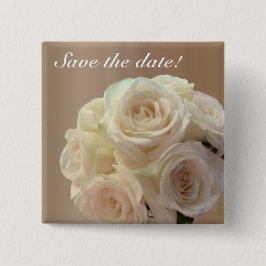 Brautblumenstrauß weg von im Weiß Button