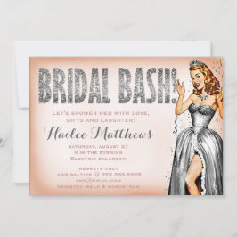 BrautButton des schlag-311 herauf Mädchen-Schein Einladung