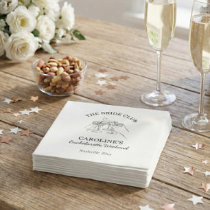 Brautclub Junggesellinnenabschied Geschenk Cocktai Serviette