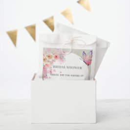 Brautdusche aus weißem und goldenem Wasser Geschenktütchen