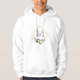 Brautdusche Blumige Elegante Weiche Gestaltung Hoodie
