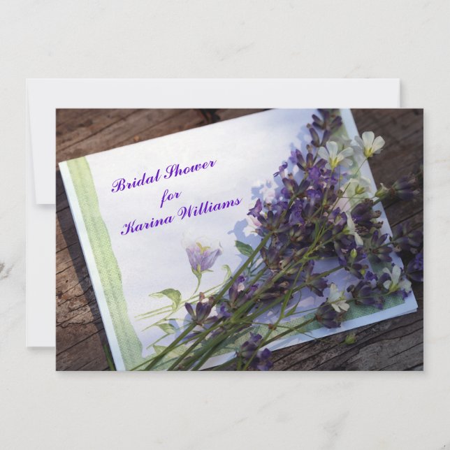 Brautdusche Einladung (Vorderseite)