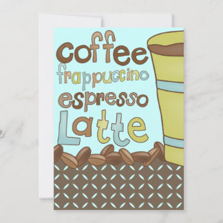 Brautduscheinladungen oder Coffee-Luncheon-Veranst Einladung