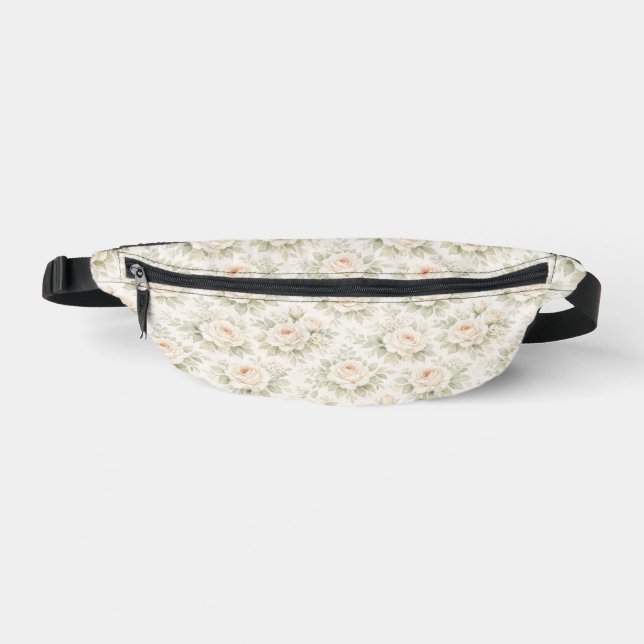 Brautflorales Muster Bauchtasche (Vorderseite)