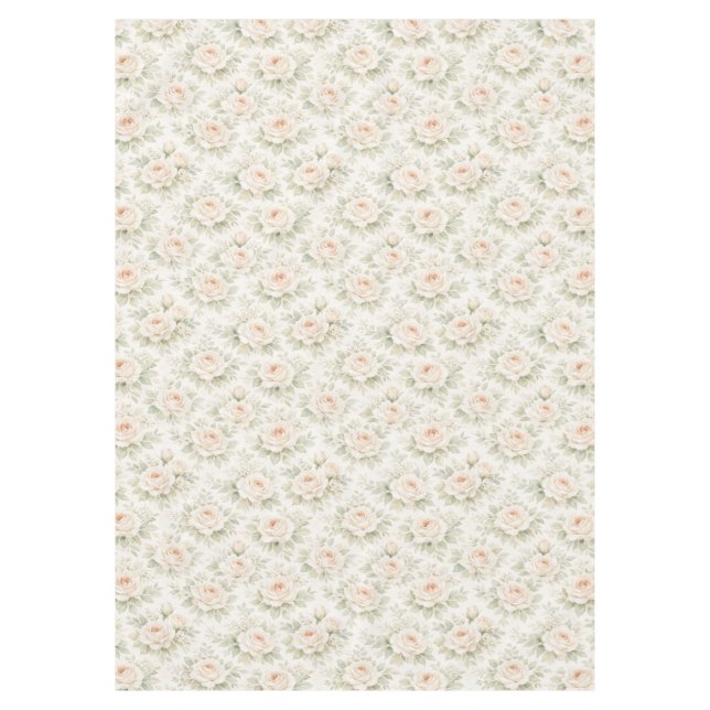 Brautflorales Muster Tischdecke (Vorderseite)