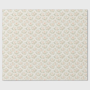 Brautfloralmuster Geschenkpapier