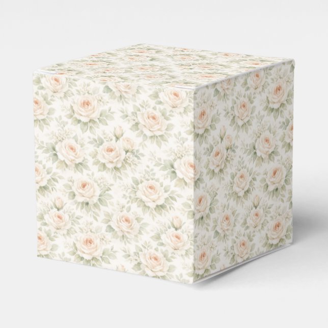 Brautfloralmuster Geschenkschachtel (Vorderseite)