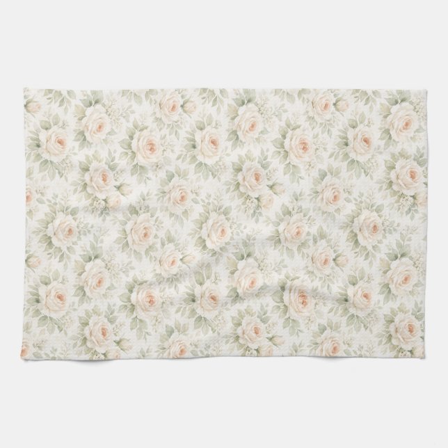 Brautfloralmuster Geschirrtuch (Horizontal)