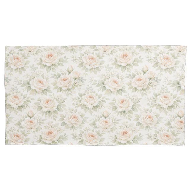 Brautfloralmuster Kissenbezug (Vorderseite)