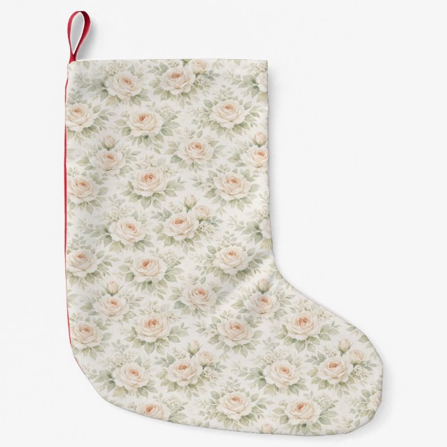 Brautfloralmuster Kleiner Weihnachtsstrumpf (Vorderseite)